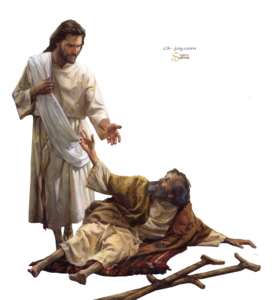 Christ Jesus heals the paralyzed